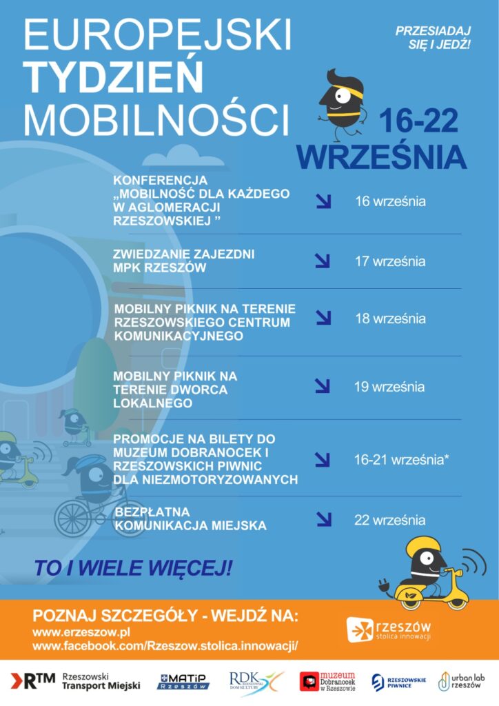 Już po raz 19. Rzeszów weźmie udział w Europejskim Tygodniu Mobilności