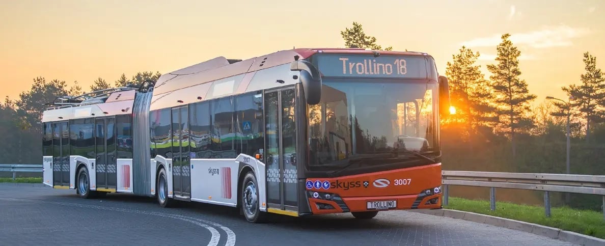 Infobus - Wilno zamawia więcej trolejbusów od Solarisa Flota VVT zyska dodatkowe osiem Trollino 18