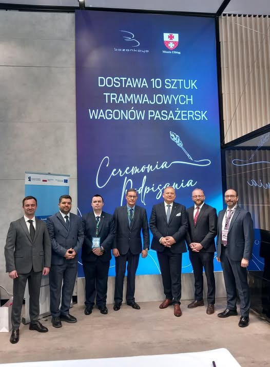 Podpisanie umowy na tramwaje dla Elbląga