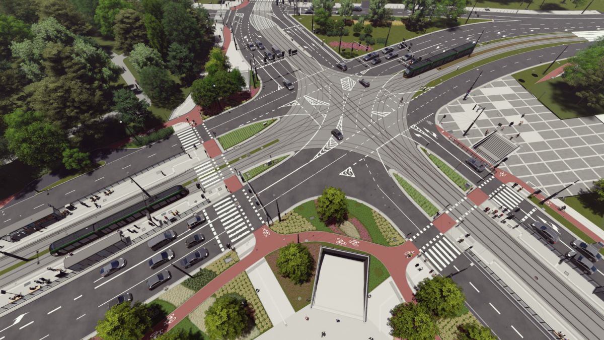 Infotram - Podpisano umowę na budowę nowej trasy tramwajowej w centrum Poznania