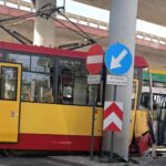 Zderzenie tramwaju z autobusem w Łodzi