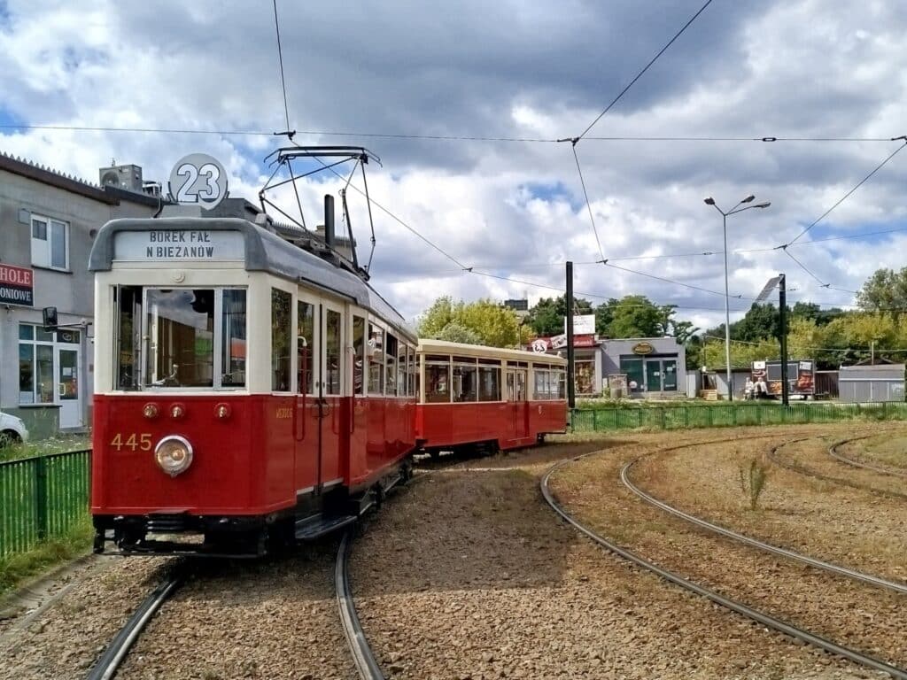 Zabytkowy tramwaj w Krakowie