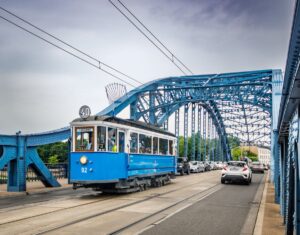 Zabytkowy tramwaj w Krakowie