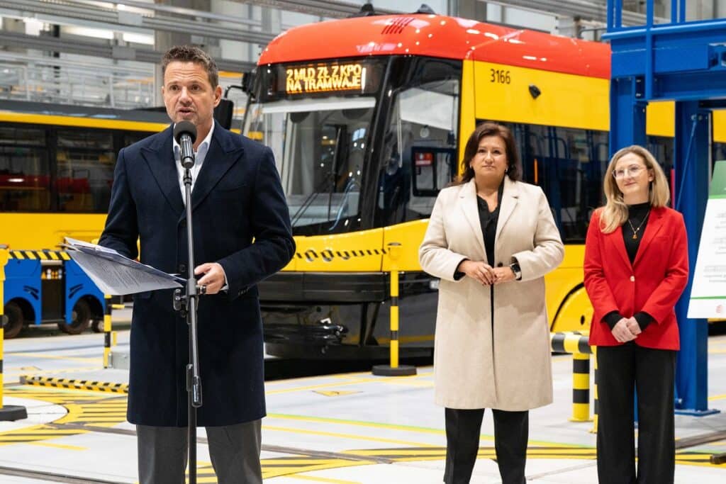 Pieniądze z KPO na warszawskie tramwaje