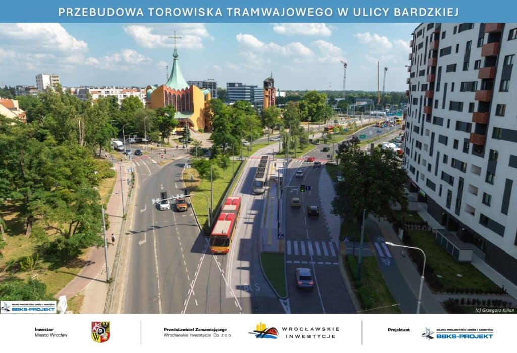 Kolejny etap przebudowy torowiska na ul. Bardzkiej/foto: WI