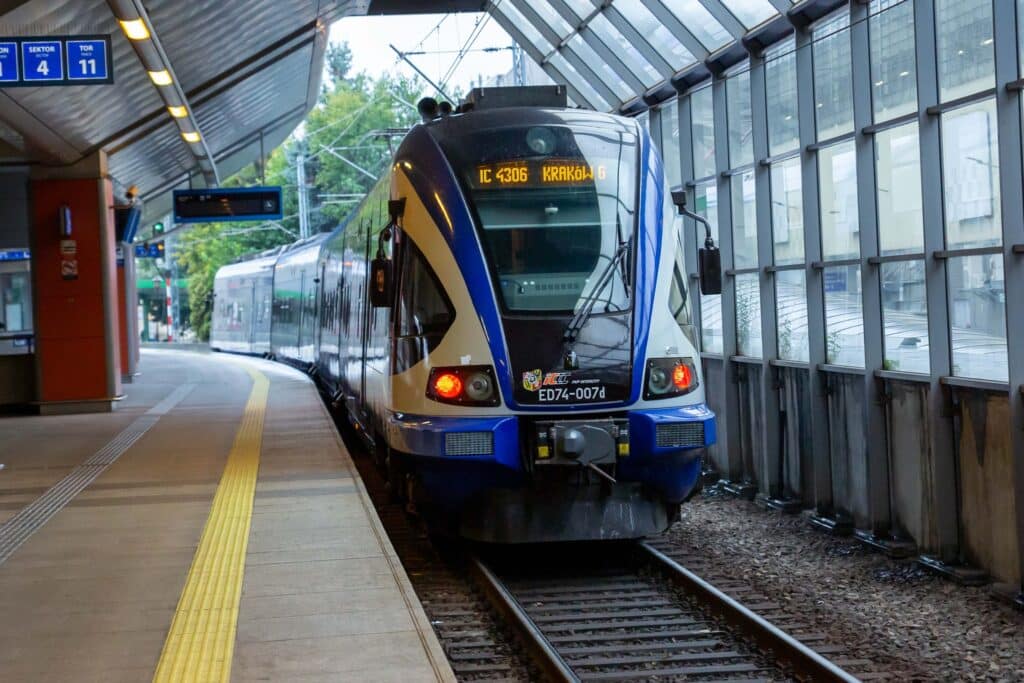 ED74 jako pociąg Bielsko-Biała - Kraków
