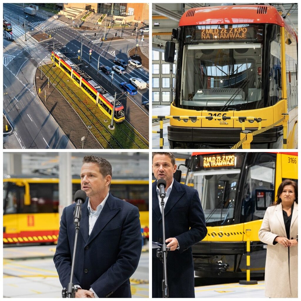 Warszawa z rekordowym wsparciem z KPO. Ponad 2 miliardy złotych na rozwój sieci i tabor