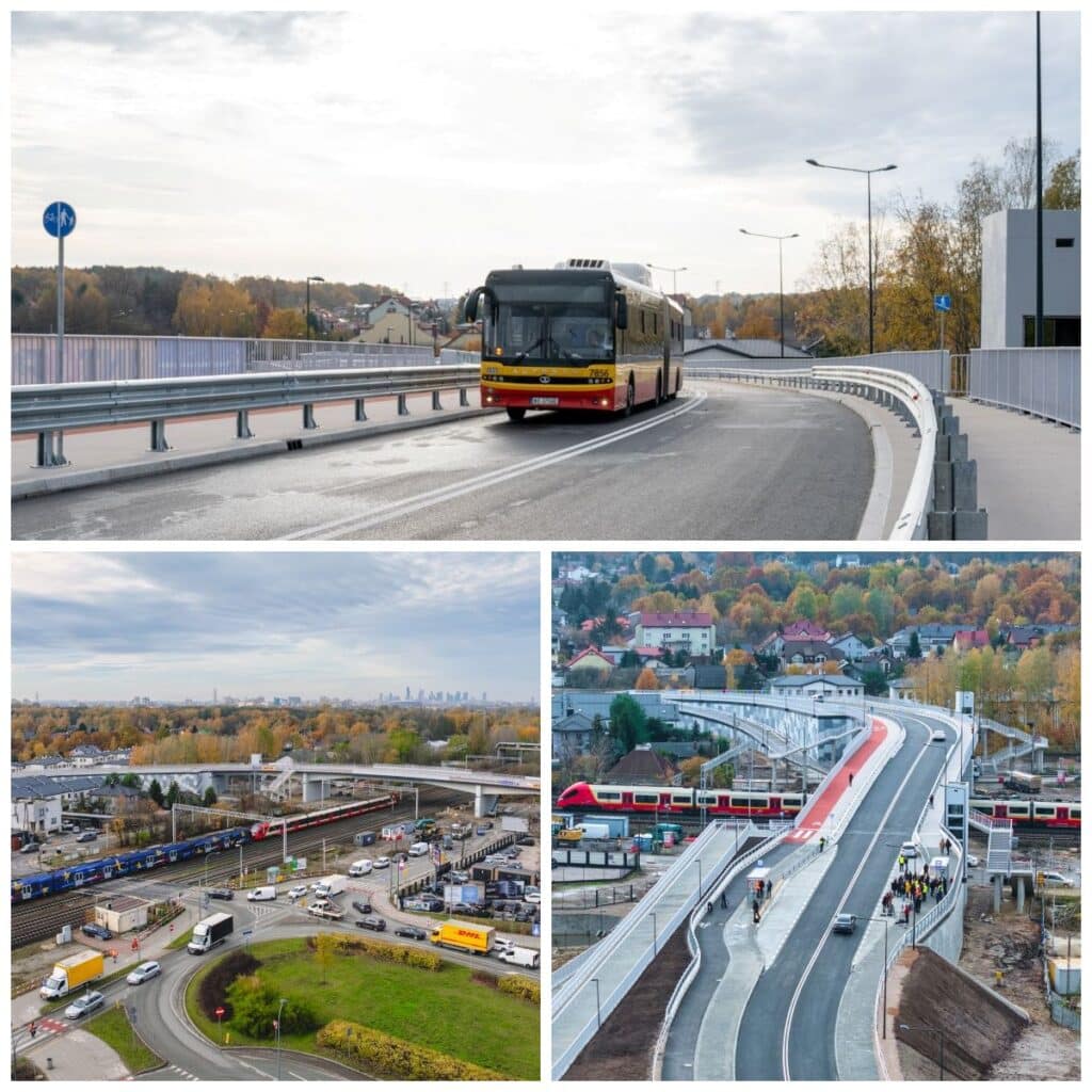 Warszawa: Nowy wiadukt nad torami w Rembertowie otwarty. Koniec z korkami na Chełmżyńskiej foto: UM Warszawa
