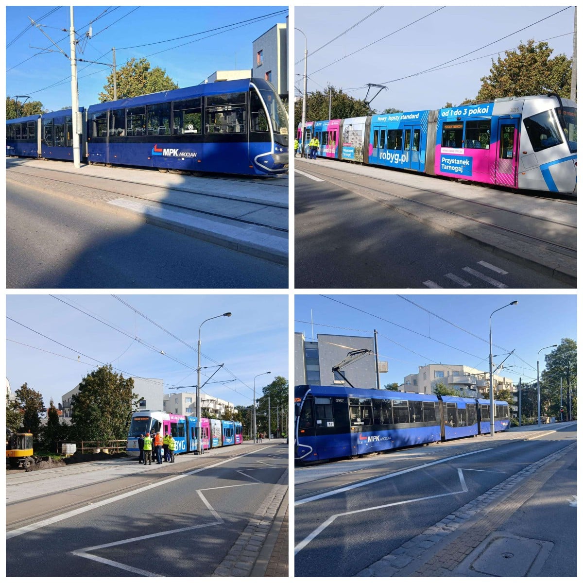 Infotram - Nowa mijanka tramwajowa na ul. Przyjaźni we Wrocławiu już gotowa