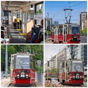 Wagony 105N w Warszawie