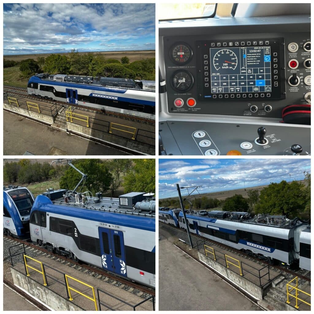 Testy pociągów PESA dla Rumunii. 160 km/h w trakcji podwójnej foto: ARF