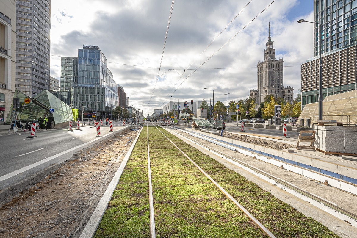 Infotram - Warszawa: Tramwaje wracają na Marszałkowską i Grójecką