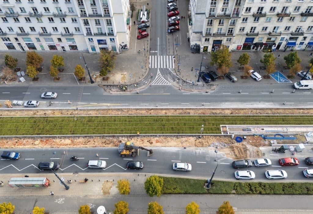 Warszawa: Tramwaje wracają na Marszałkowską i Grójecką foto: UM Warszawa