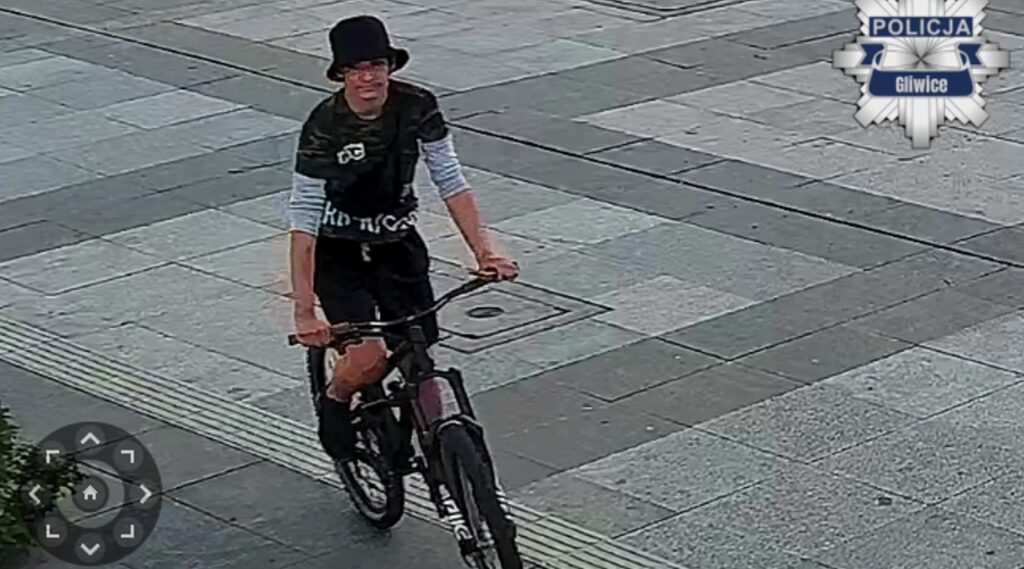Gliwice: Kradzież roweru – policja publikuje nagranie i apeluje o pomoc Policja Gliwice