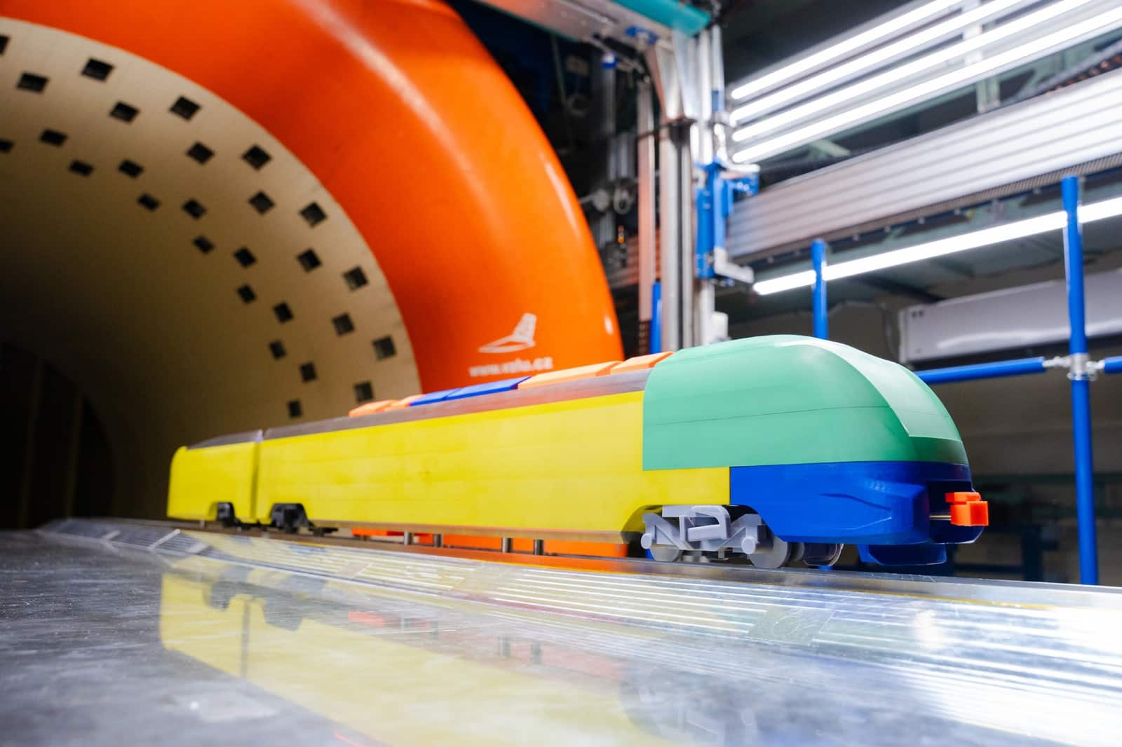 Inforail - Nowe pociągi Škoda 26Ev dla Arriva Vlaky przechodzą testy aerodynamiczne