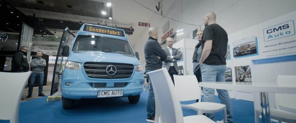 Busworld 2025: CMS Auto stawia na diesla i minibusy od Mercedesa. I rozwija eksport