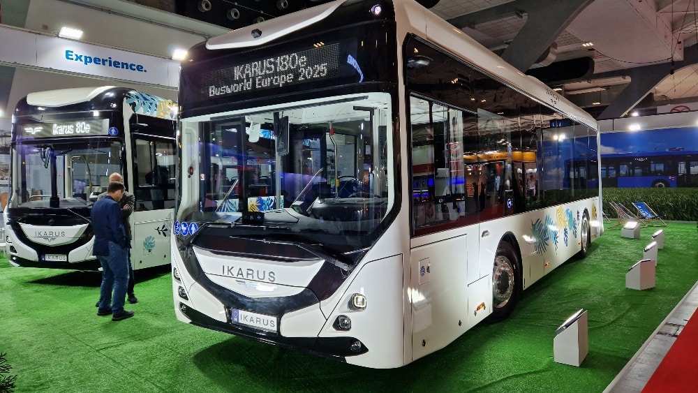 Busworld 2025: Premiera autobusu przegubowego Ikarusa 180e