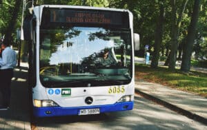 Autobus PKS Gdynia w Mieście Puck