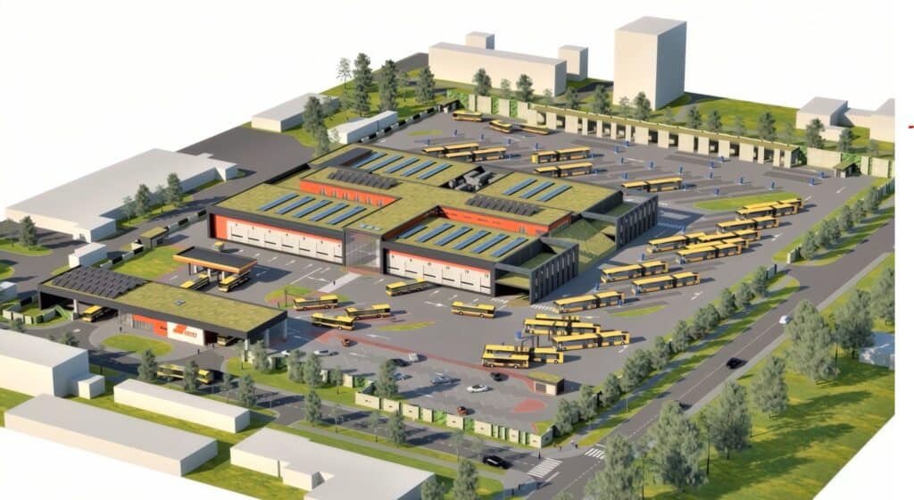 MZA Warszawa i Autonomous Systems otwierają nową erę zajezdni autobusowych