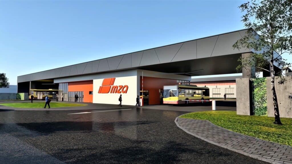 MZA Warszawa i Autonomous Systems otwierają nową erę zajezdni autobusowych