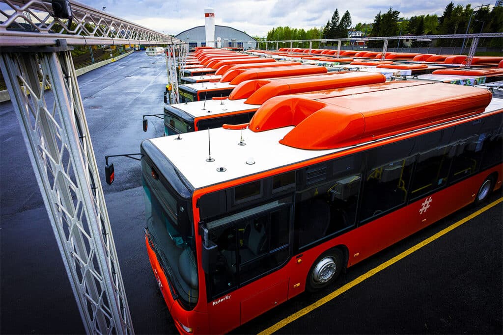 Ruter przeprowadził testy elektrycznych autobusów latem w pełnej tajemnicy.