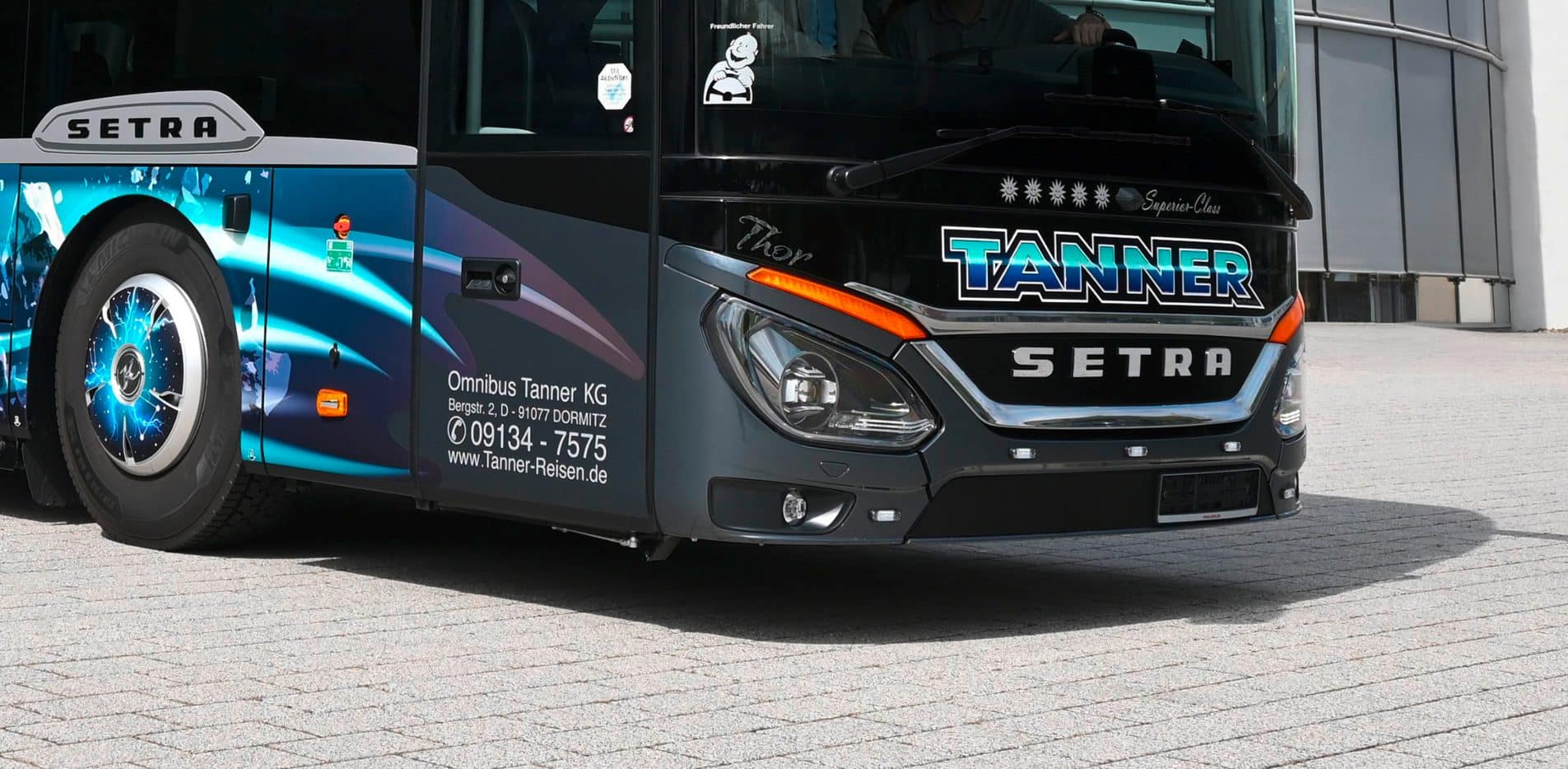 Infobus - Poznajcie Setrę Thor. Autobus S 531 DT w wersji dla wikingów. Z gwiezdnym sufitem