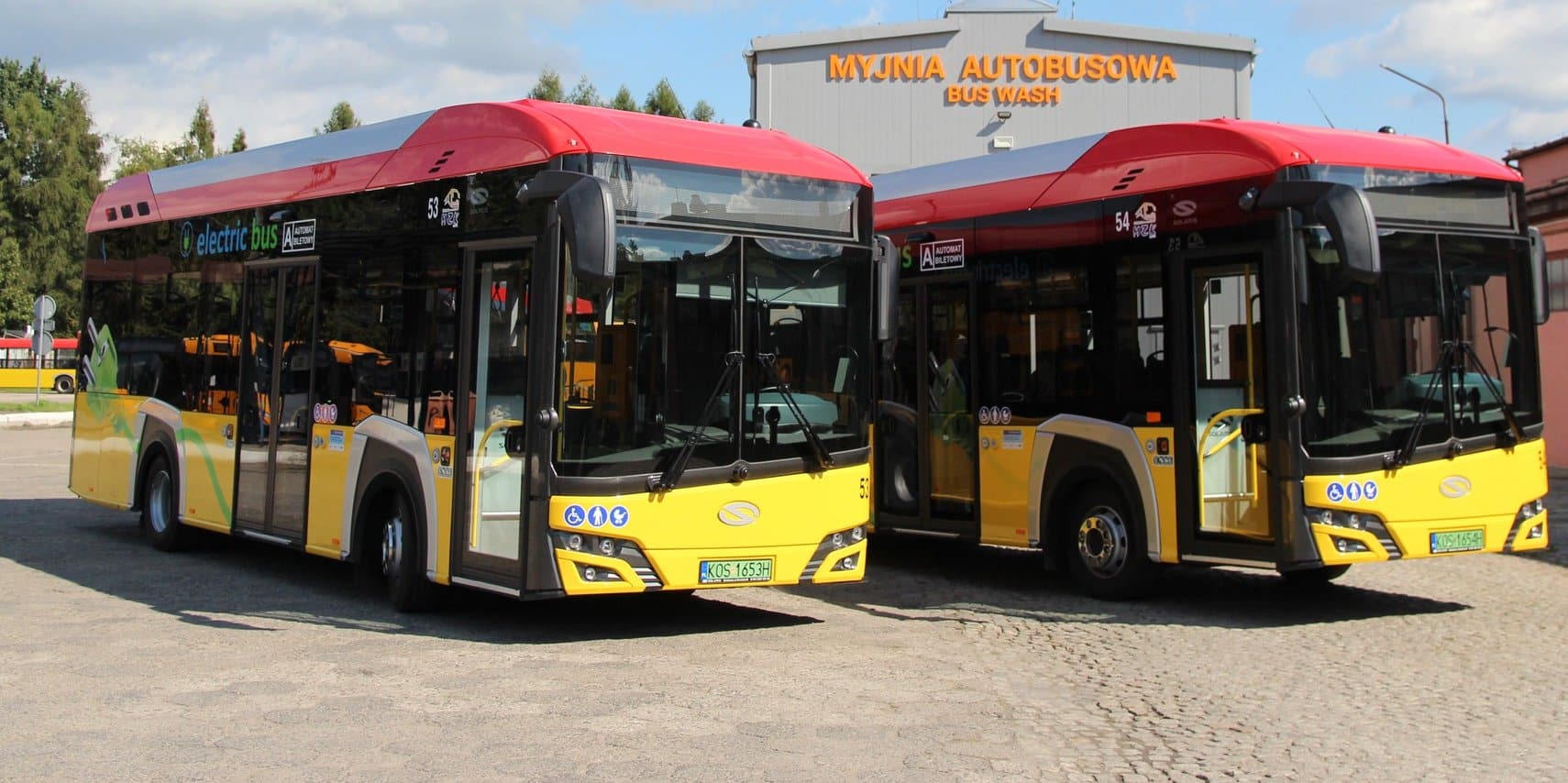 Infobus - W MZK Oświęcim dwa kolejne autobusy Urbino 9 electric wyjechały na linie
