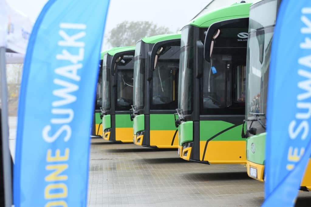 Do Suwałk dotarło w tym tygodniu 10 nowoczesnych, zeroemisyjnych autobusów elektrycznych.