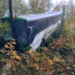 Poważny wypadek pod Puckiem. 50 osób w autobusie, głównie dzieci i młodzież