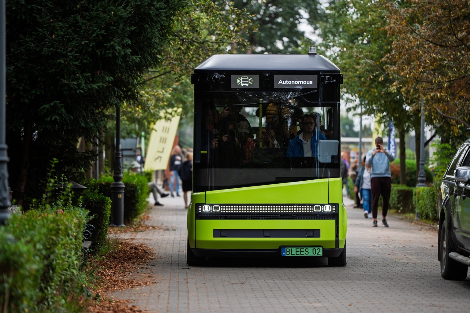 Infotrans - Wrocław – po Gdańsku – testuje transport autonomiczny na cmentarzu. Z Blees