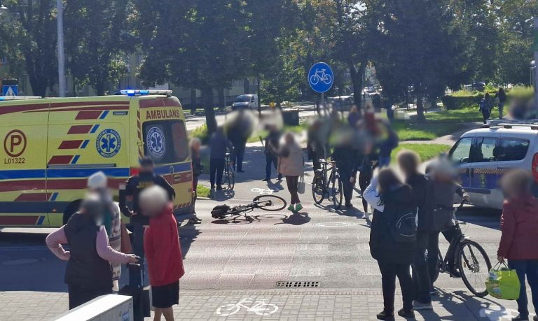 Chełm: 77-letni rowerzysta potrącony. Kierowca odjechał z miejsca zdarzenia