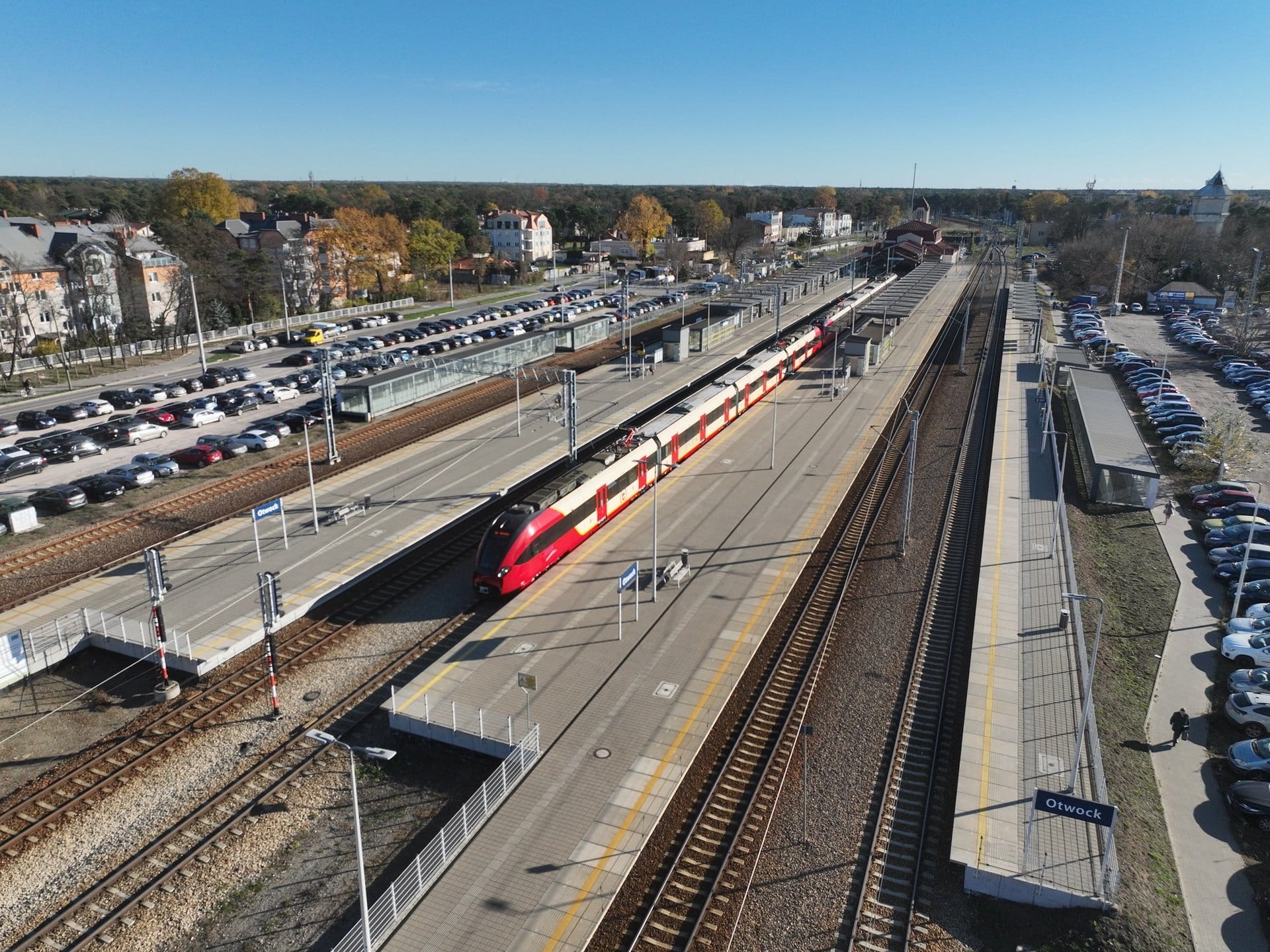 Inforail - PKP Polskie Linie Kolejowe modernizują linię otwocką. Po czterech torach w kierunku Lublina