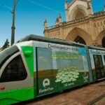 Tramwaj w mieście Vitoria-Gasteiz