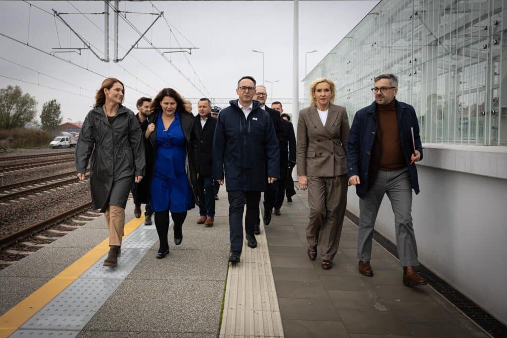 Minister Infrastruktury w Giżycku