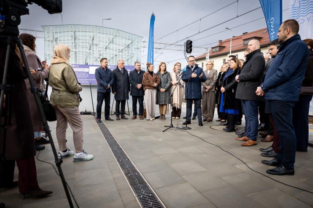 Minister Infrastruktury w Giżycku