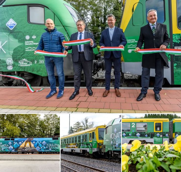 Inforail - „Vonatra szállok – túrázni indulok”. GYSEV promuje zrównoważony transport i turystykę w regionie Dunaju
