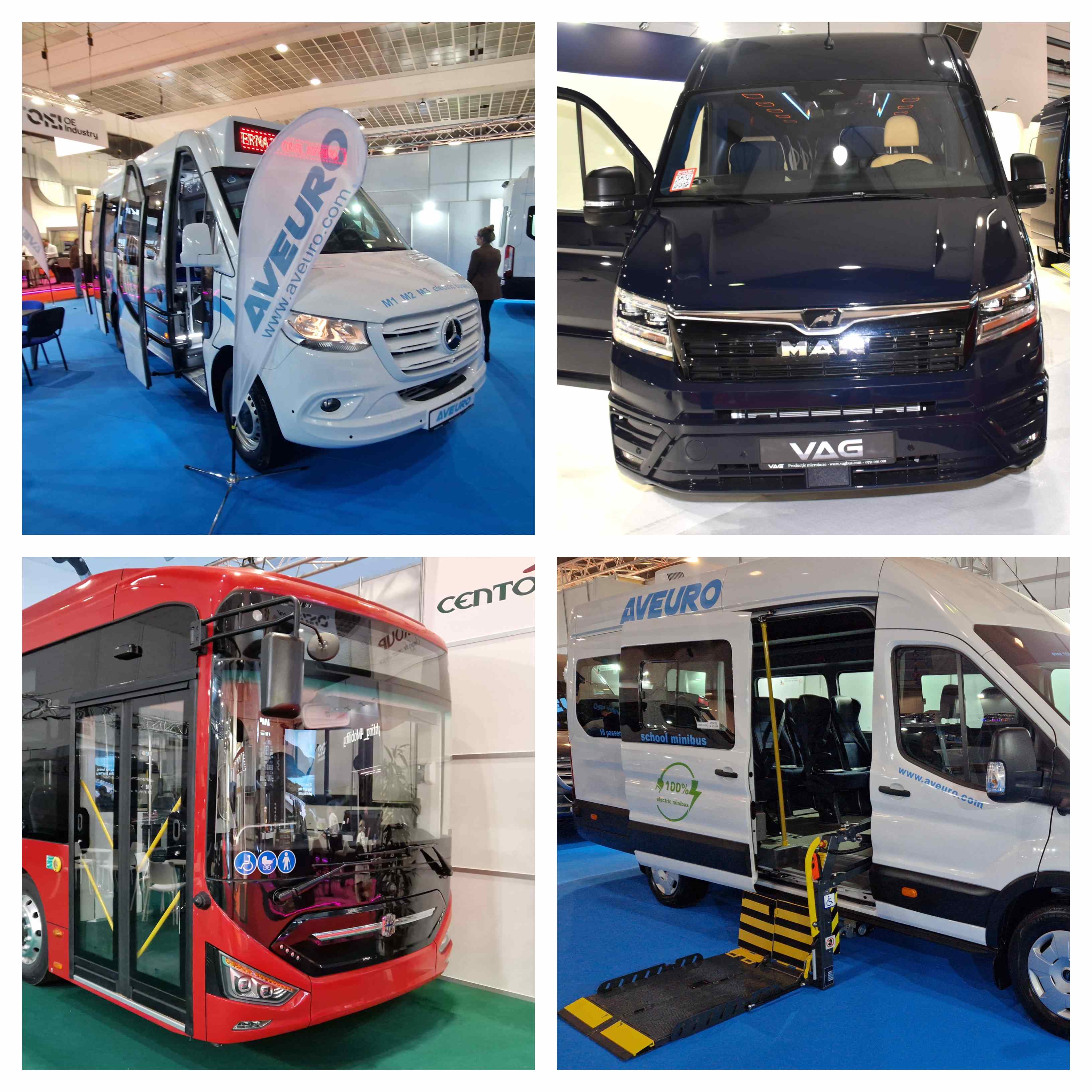 Infobus - Rumuńska ofensywa na Busworld 2025: Aveuro, Cento Bus i VAG Bus