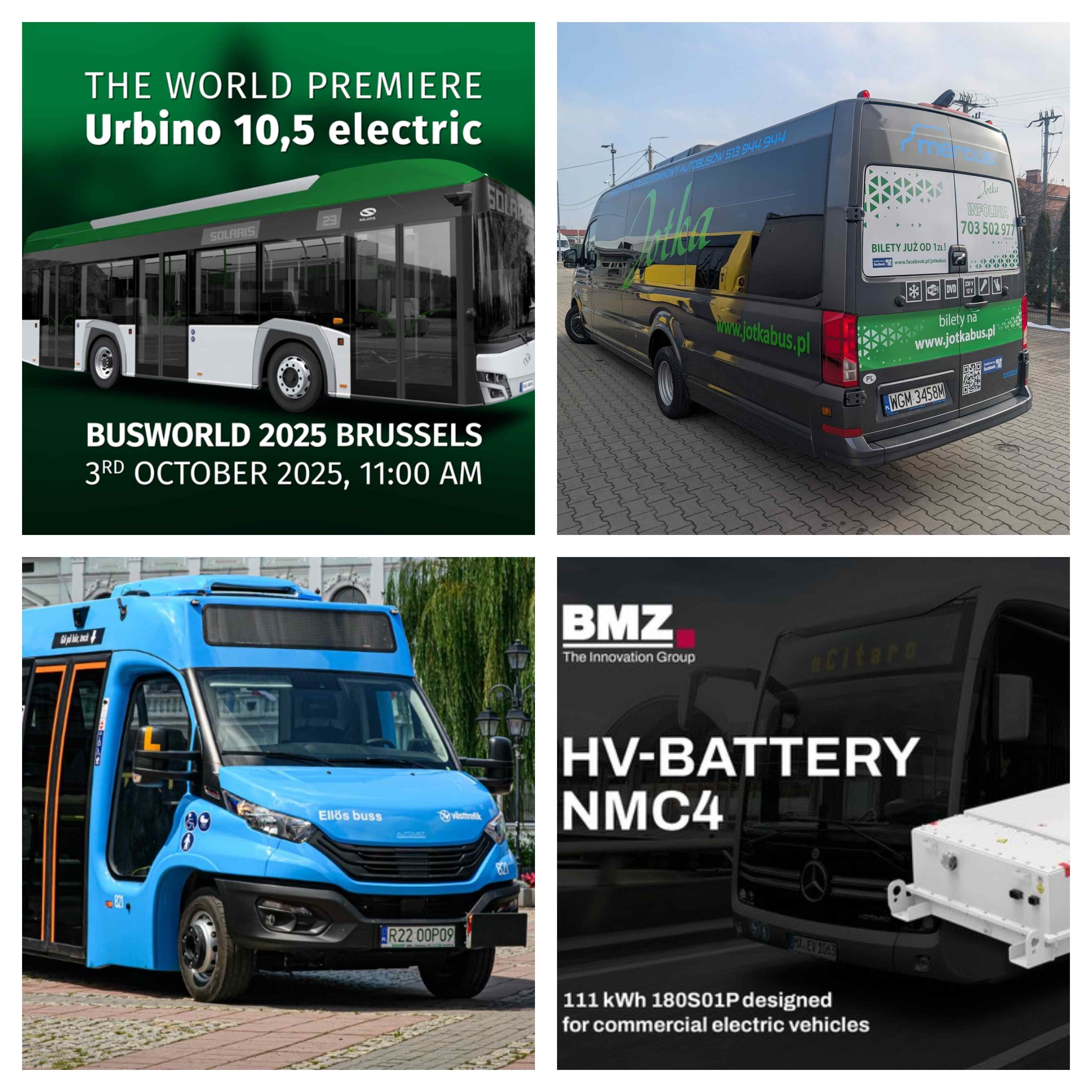 Infobus - 14 firm z Polski na Busworld 2025: Od minibusów przez autobusy po komponenty
