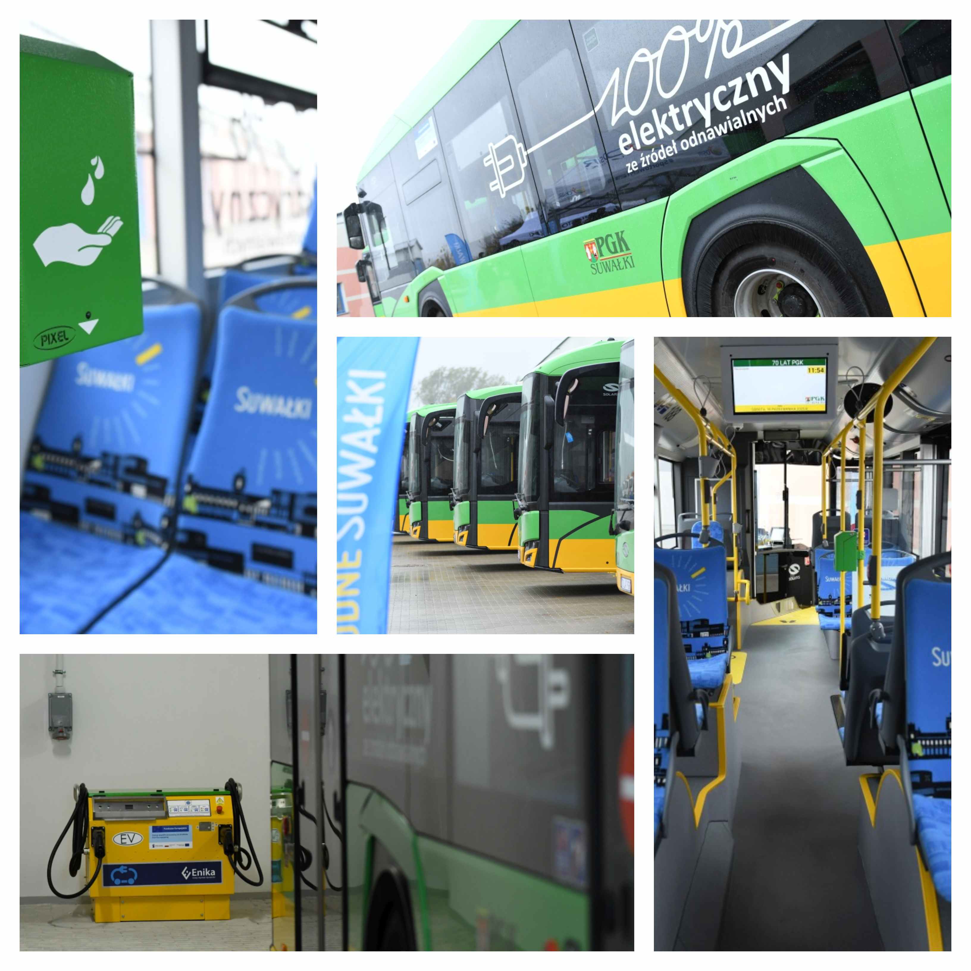 Infobus - Tak wyglądają pierwsze autobusy elektryczne PGK Suwałki. Dziesiątka od Solarisa