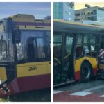 Dwa groźne wypadki autobusów miejskich w Łodzi i Warszawie. Są ranni pasażerowie