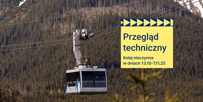 Ruszają przeglądy kolejek linowych PKL. Na Kasprowy Wierch wjedziesz 8 listopada