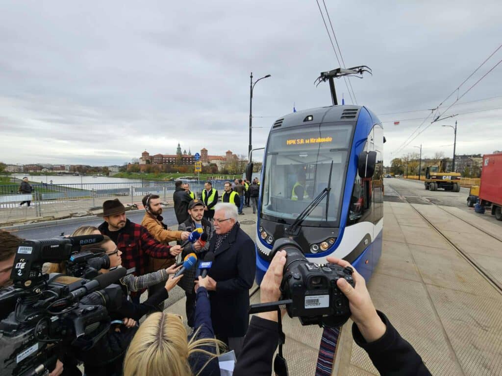 Kraków: Tramwaje znowu na Moście Grunwaldzkim. Od 31 października liniowo foto: krakow.pl