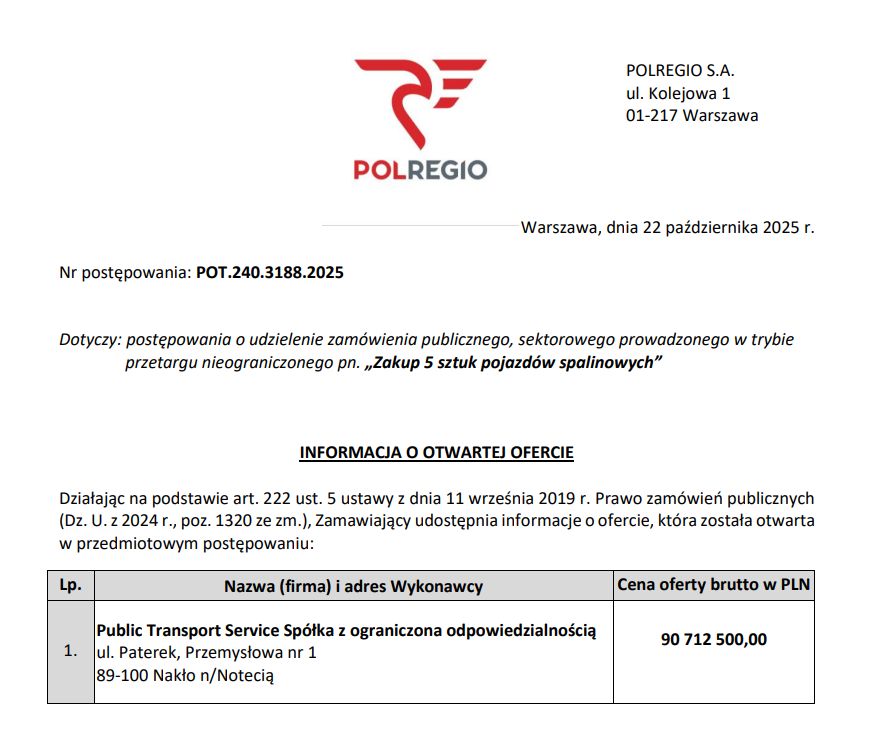 Oferta PTS