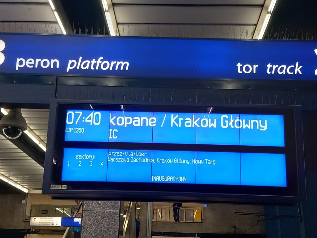 Pendolino po raz pierwszy pojechało do Zakopanego. Historyczny przejazd PKP Intercity
