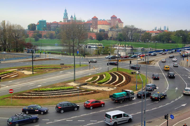 Kraków: Wyłączenie ruchu tramwajowego na ul. Monte Cassino. Przygotowania do powrotu na rondo Grunwaldzkie foto: krakow.pl
