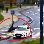 Olsztyn: Rowerzysta wjechał w samochód na drodze rowerowej i dostał mandat