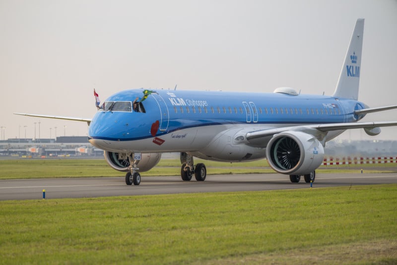 Flota KLM Cityhopper powiększyła się o 25. egzemplarz Embraera 195-E2
