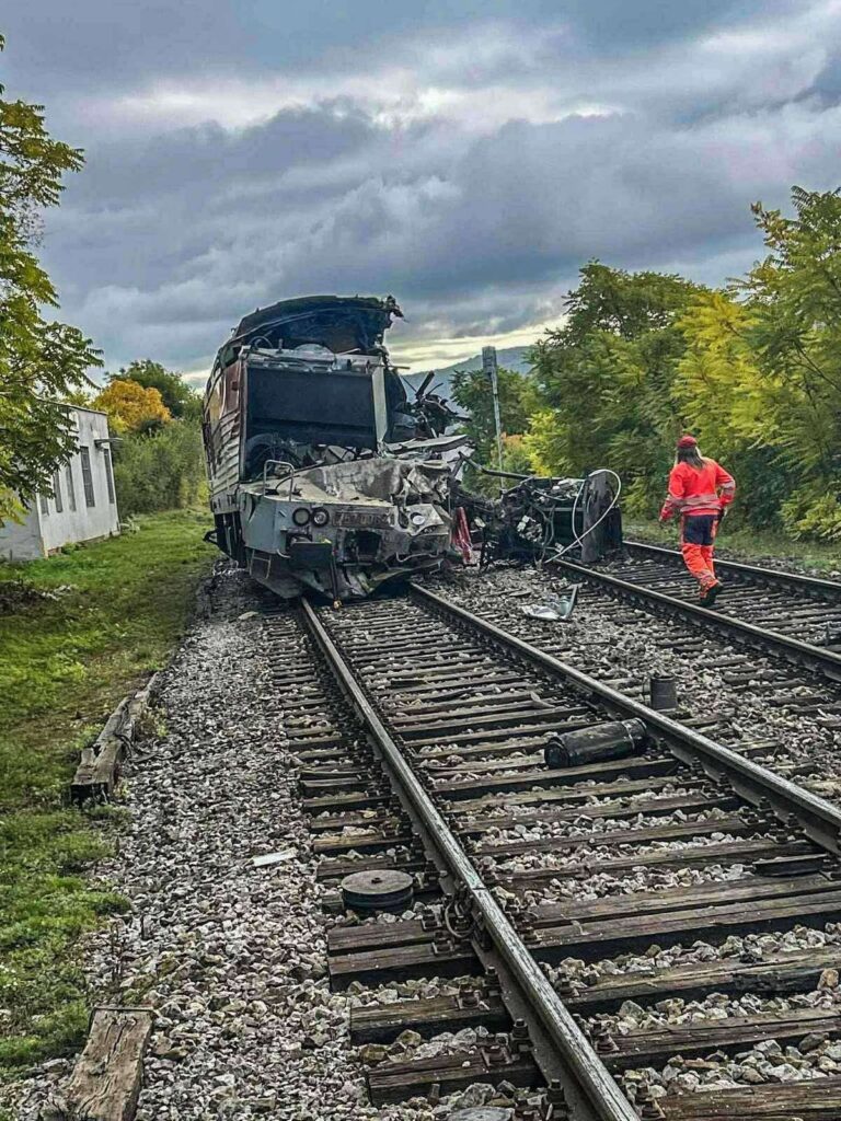 Zderzenie pociągów na Słowacji