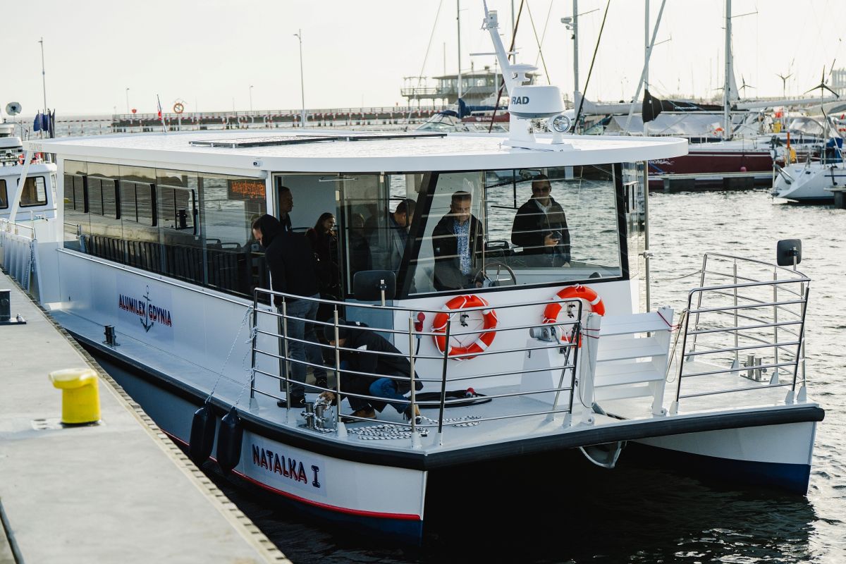 Infoship - Wiemy, kiedy ruszy tramwaj wodny z Pucka na Hel. Pierwszy test