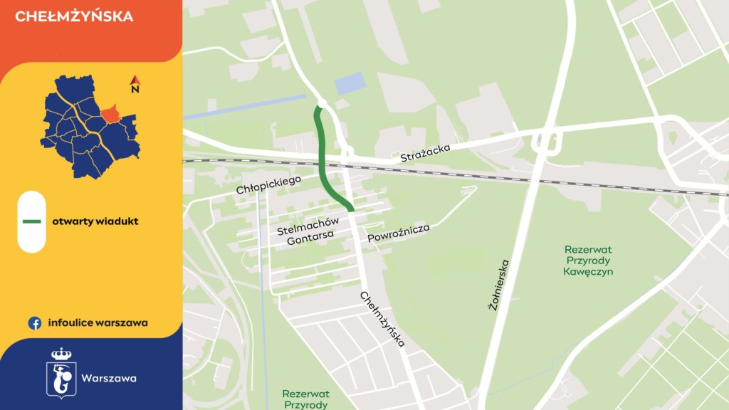 Otwarcie wiaduktu na Chełmżyńskiej. Co to oznacza dla Warszawskiego Transboru Publicznego?